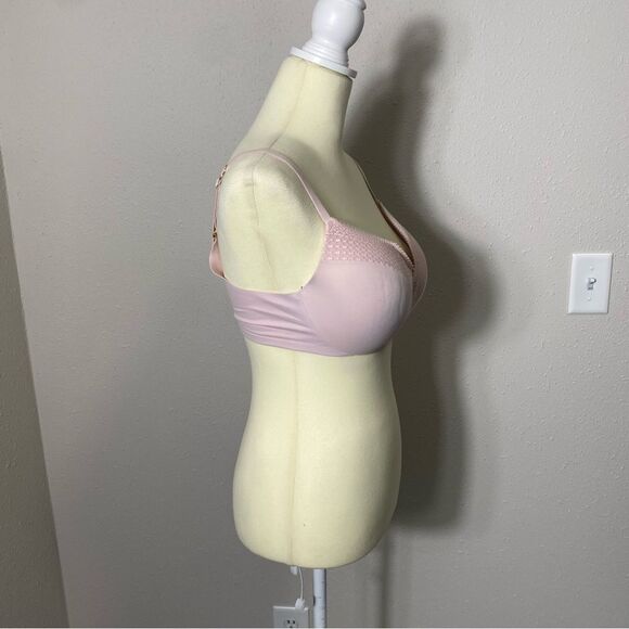 Victoria's Secret "Incredible" Padded Pink Lace Girly Girl Bra Women's Size 36D - Picture 11 of 16